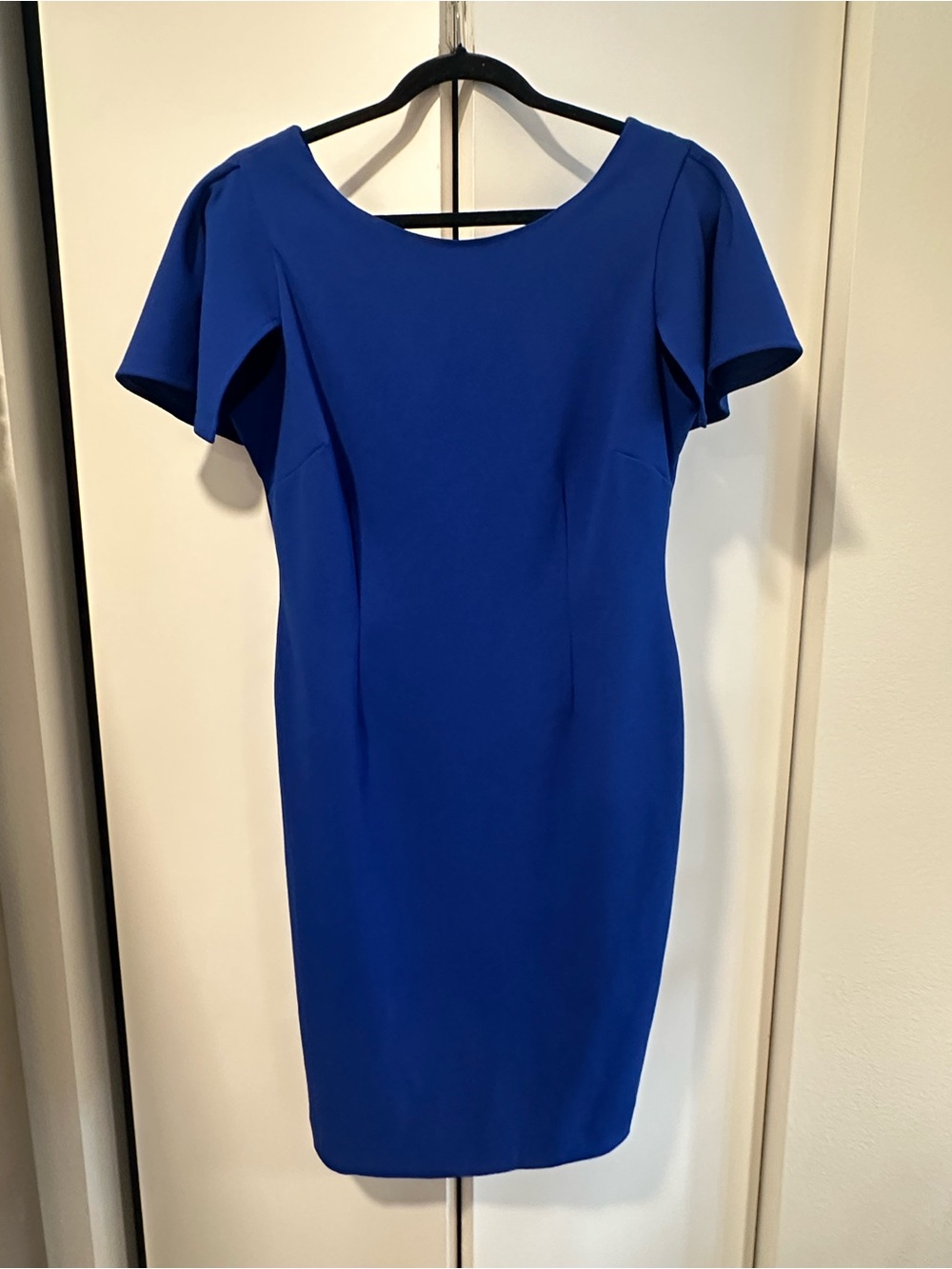 Classic Royal Blue Sheath Dress Size 10
